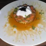 TARTAR DE ATUM AO MOLHO DE OSTRAS