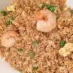 Arroz salteado con mariscos