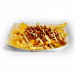 Papas con queso y tocino