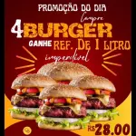 4 king burg + refri