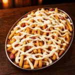 BATATA FRITA COM BACON E CATUPIRY