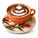Cappuccino com chocolate