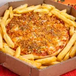Pizzas Sabores + Batata Frita