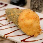 Temaki Hot Salmão e Camarão