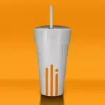 Vaso coleccionable blanco