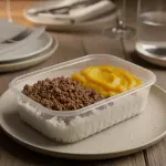 CARNE COM PURÊ DE CABOTIA 400G