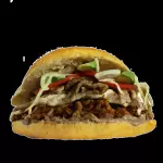 Torta de bistec con tocino