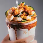 MICHELADA CON CAMARONES