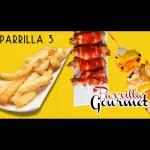 Parrilla 3 - Brochetas Alitas Papas