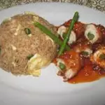 CHAUFA CON SALSA DE OSTION