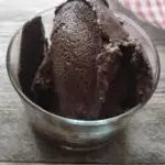 Helado de chocolate