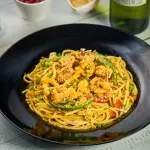 PASTAS CON CAMARONES
