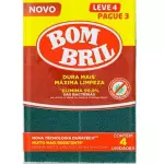 Esponja de louça  4un