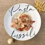 Pasta crema prosciutto e funghi