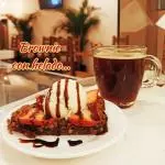BROWNIE CON HELADO