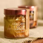 Abacaxi e Coco Defumados com Mel