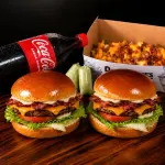 120 2 BigTudo+Fritas Cheddar/Bacon