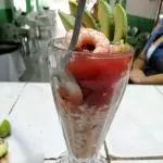 Copa mediana de ceviche