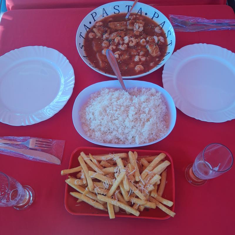 Filet peixe molho de camarao