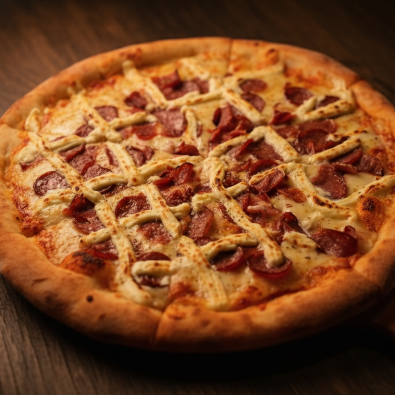 Kielbasa & Cream Cheese Pizza