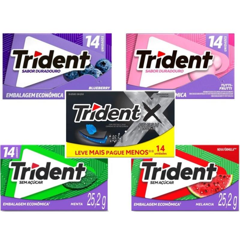 CHICLETES TRIDENT 25,2 GR