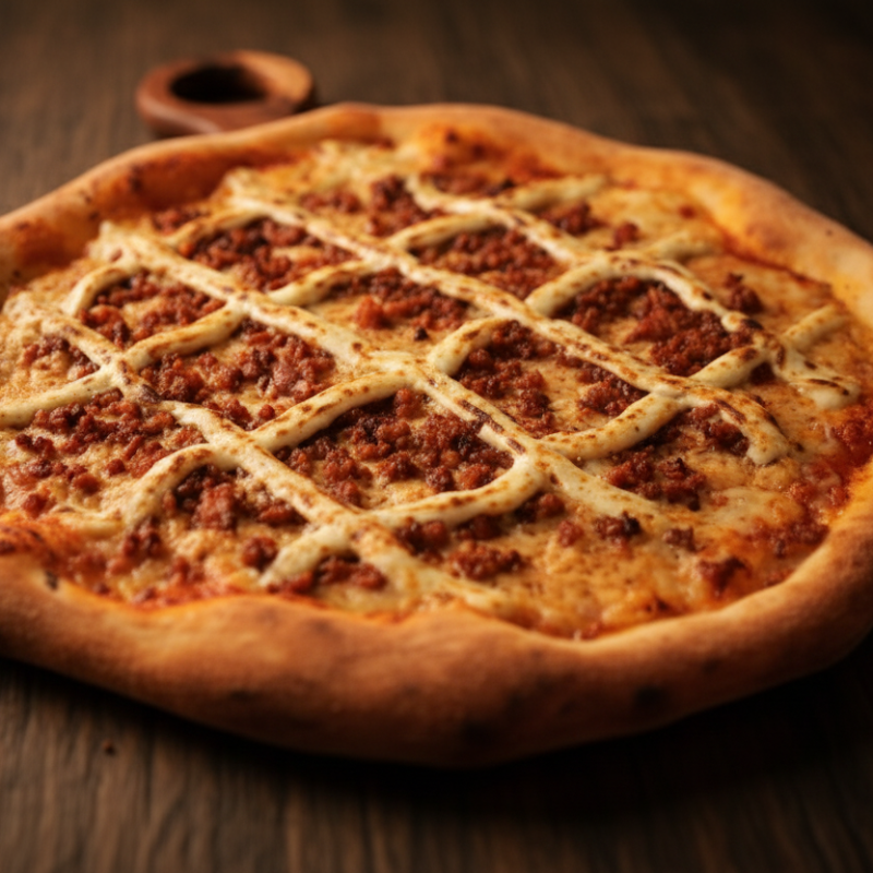 Chicken, Cream Cheese & Bacon Pizza