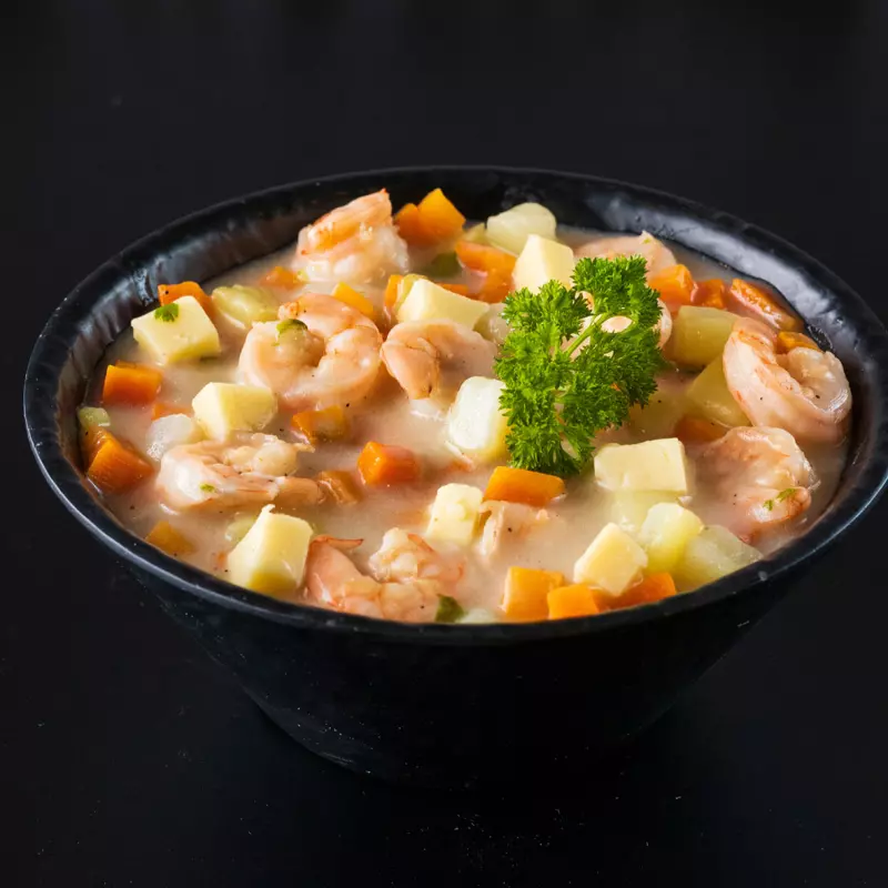 CHUPE DE POLLO O CAMARÓN