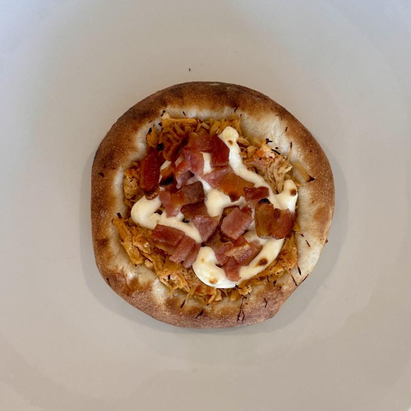 Chicken, Cream Cheese & Bacon Sfiha
