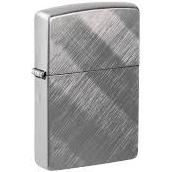 Zippo trama diagonal Chrome