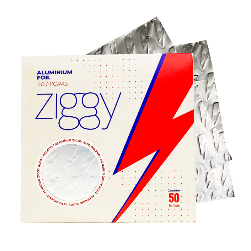 Papel Aluminio ziggy - 50 Folhas