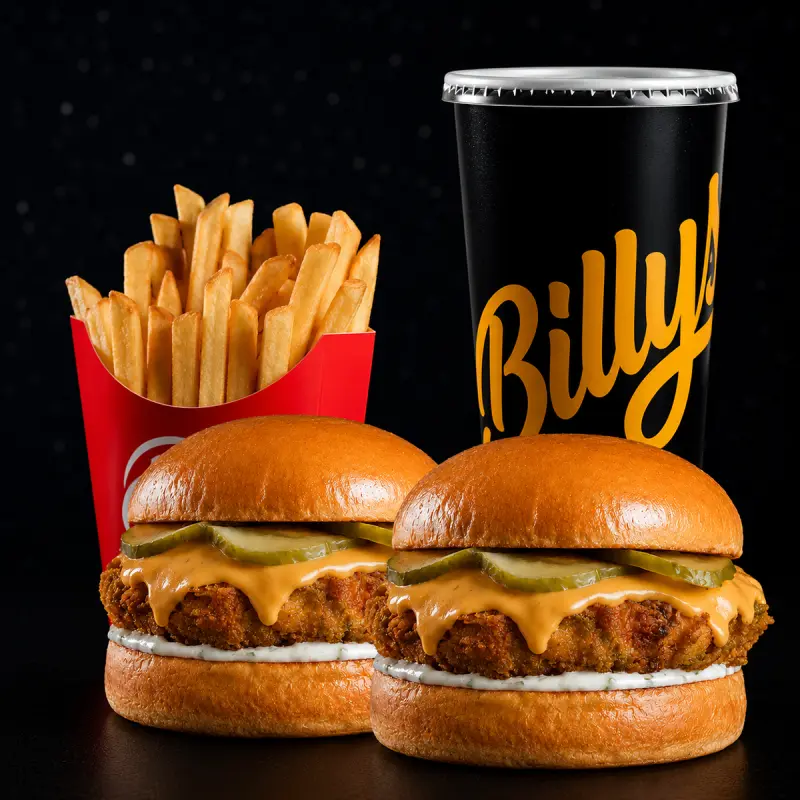 Combo 2 Mini Red Planet Burger