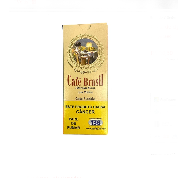 Cigarrilha Café Brasil Tradicional
