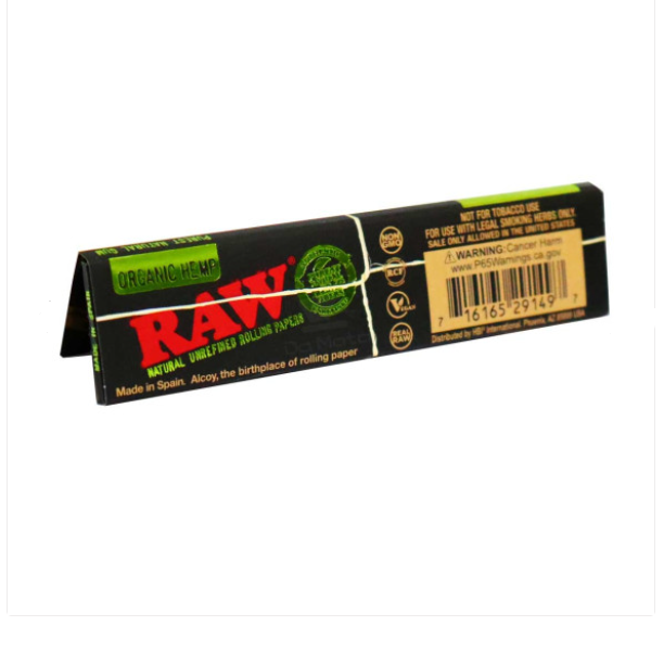 Seda Raw Black Organic Hemp King Siz