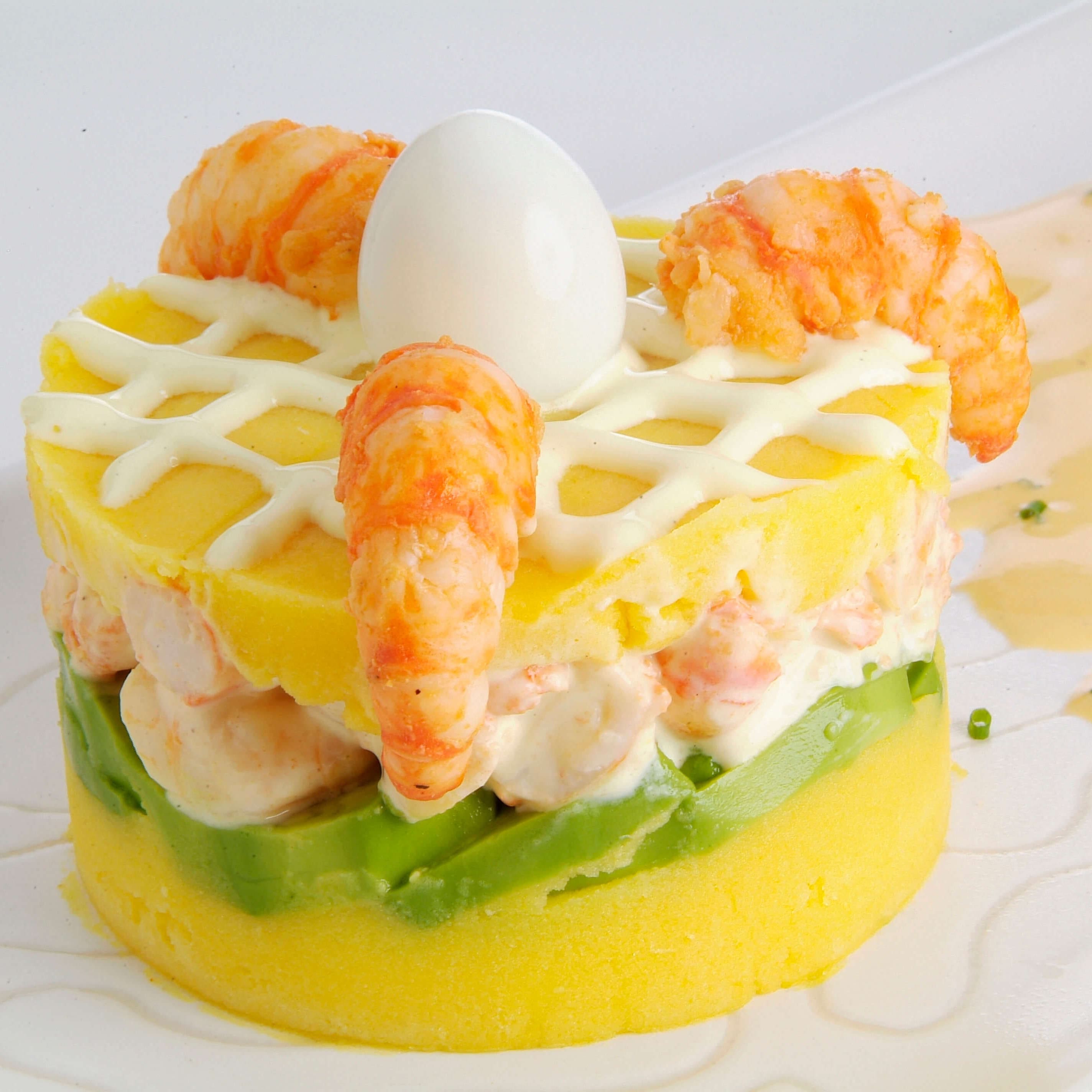 Causa de Langostinos